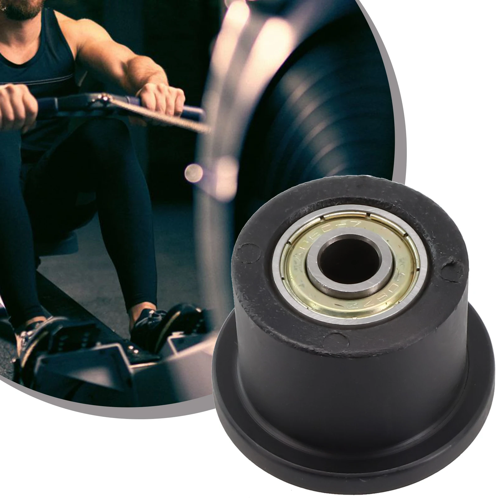 For Gym 1 Pulley Plastic metal About 40g For Fitness Equipment Rowing Machine Roller Accessories Equipment Parts