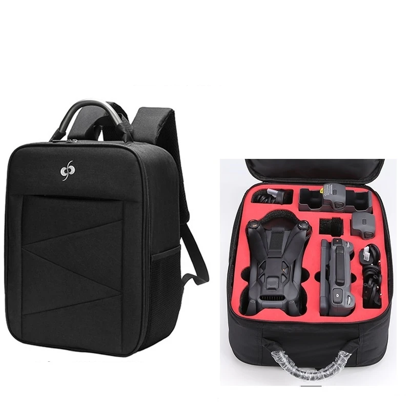 Sac de transport DJI Mavic 4 Pro porté en bandoulière avec sangle réglable et poches zippées