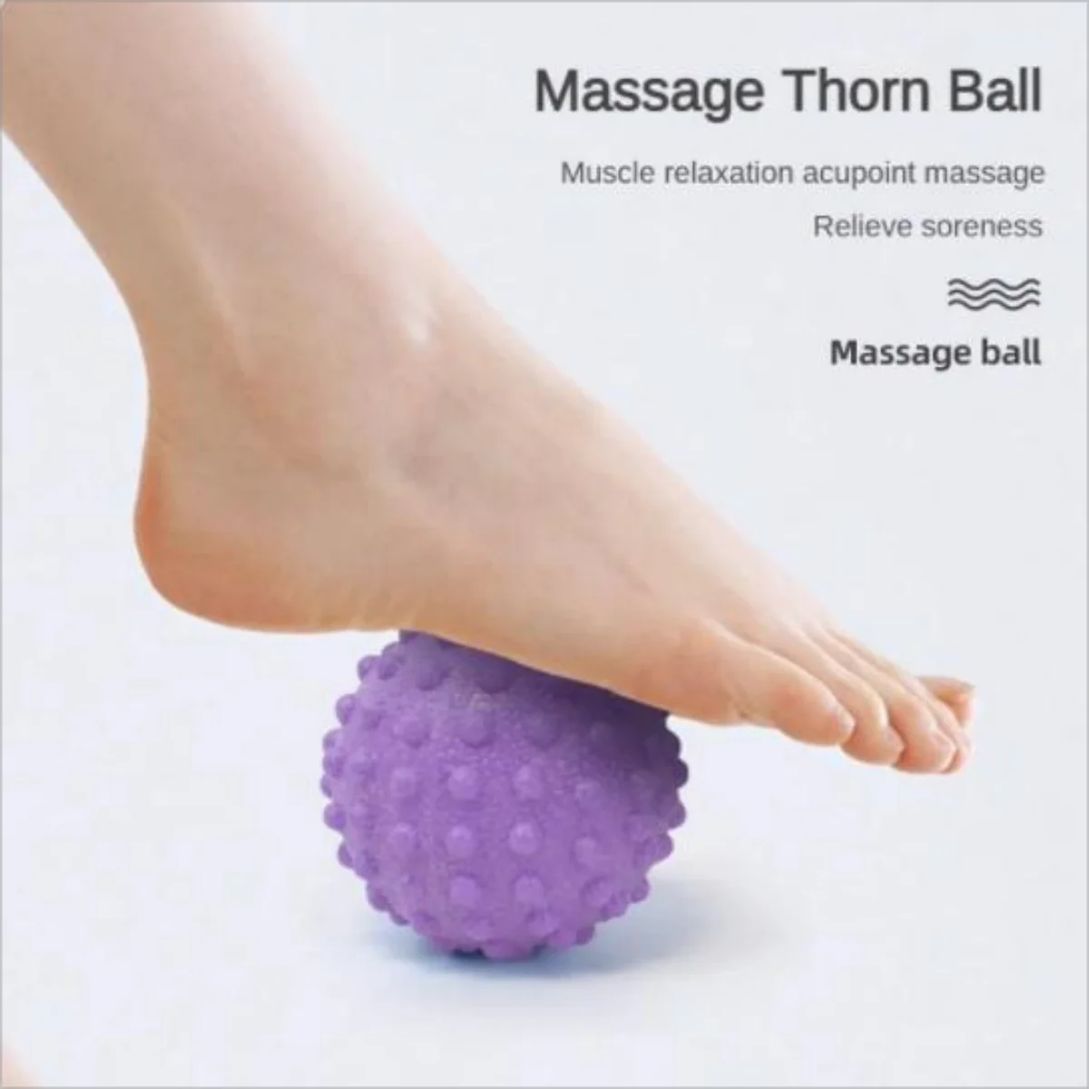 Durable TPE Spiky Ball Massager Hedgehog 4.5cm