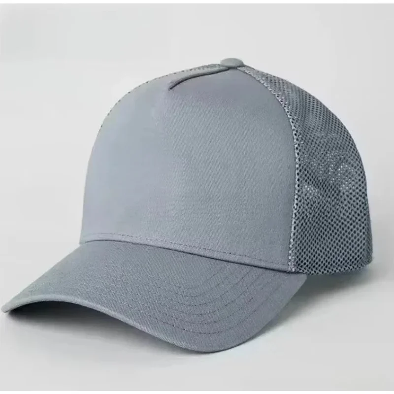 a baseball cap mesh cap summer sunshade breathable mesh hat men and women models brand wide brim show face small