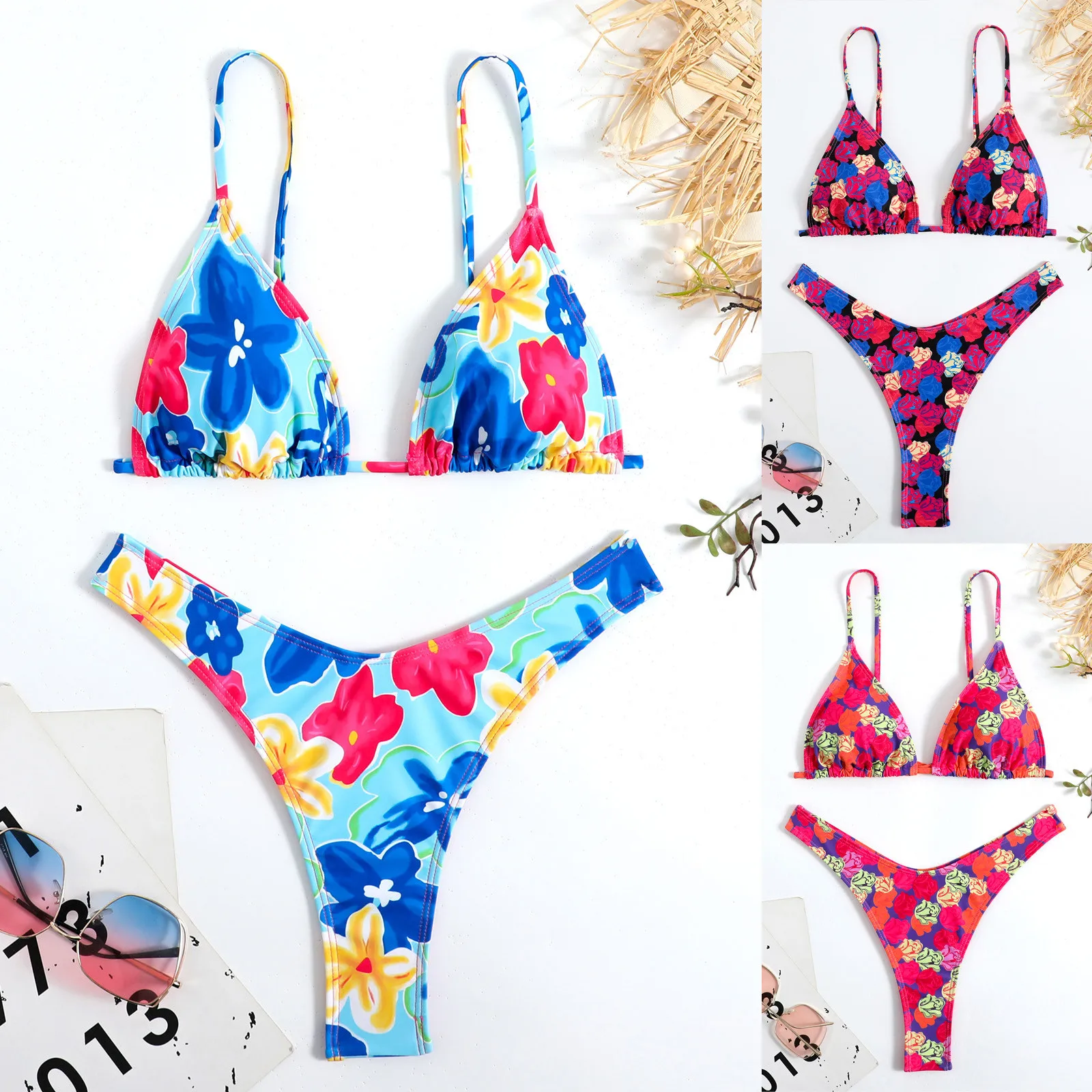 

Женское бикини с принтом, сексуальные стринги, стильный топ пуш-ап, женское нижнее белье, купальник, сексуальный женский купальник, купальник
