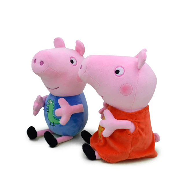 Brinquedos Peppa Porco-Conjunto De Bonecas De Ação De Festa  Amigos-Brinquedo De Bricolage-Educação De Para Crianças