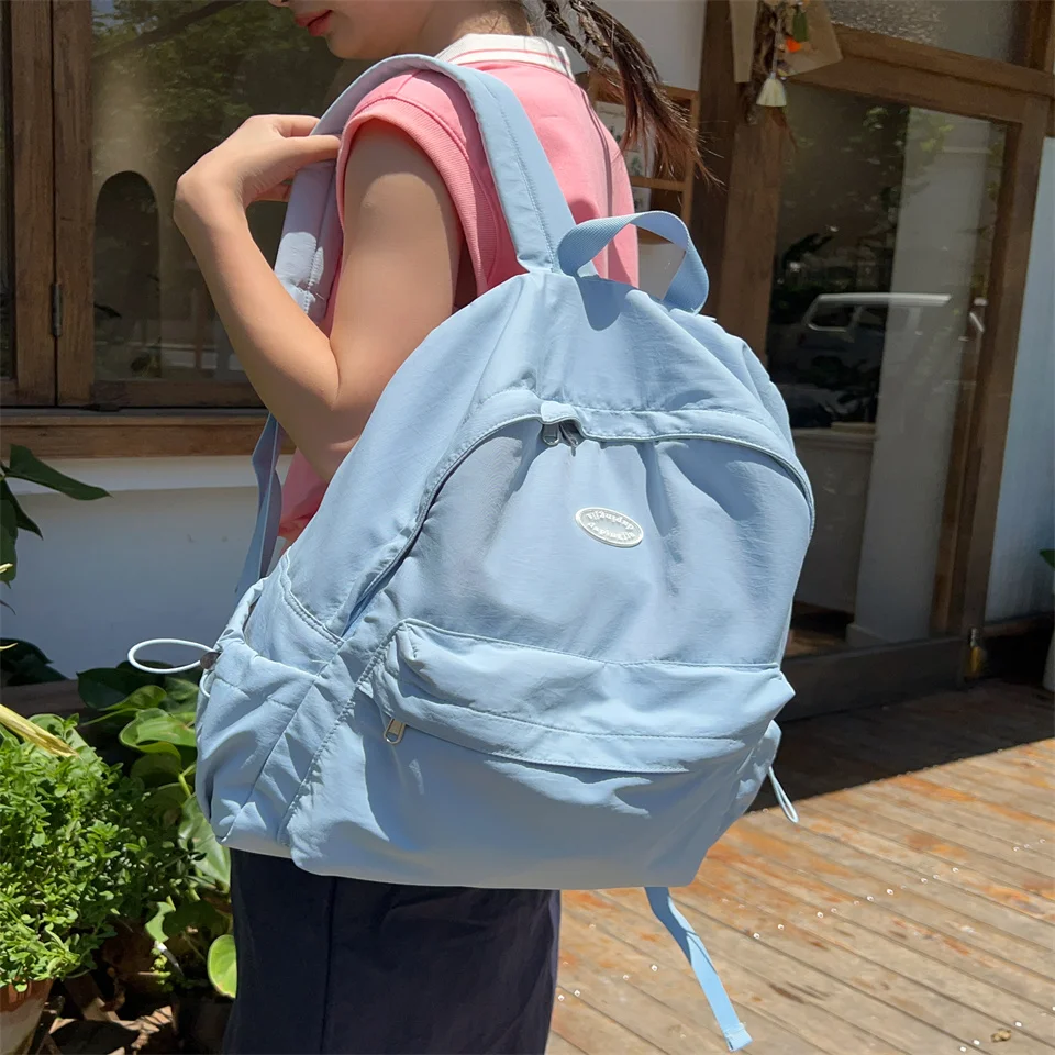 Cute Women Backpacks Waterproof Multi-Pocket Nylon School Backpack for Student Female Girls Laptop Book Pack
