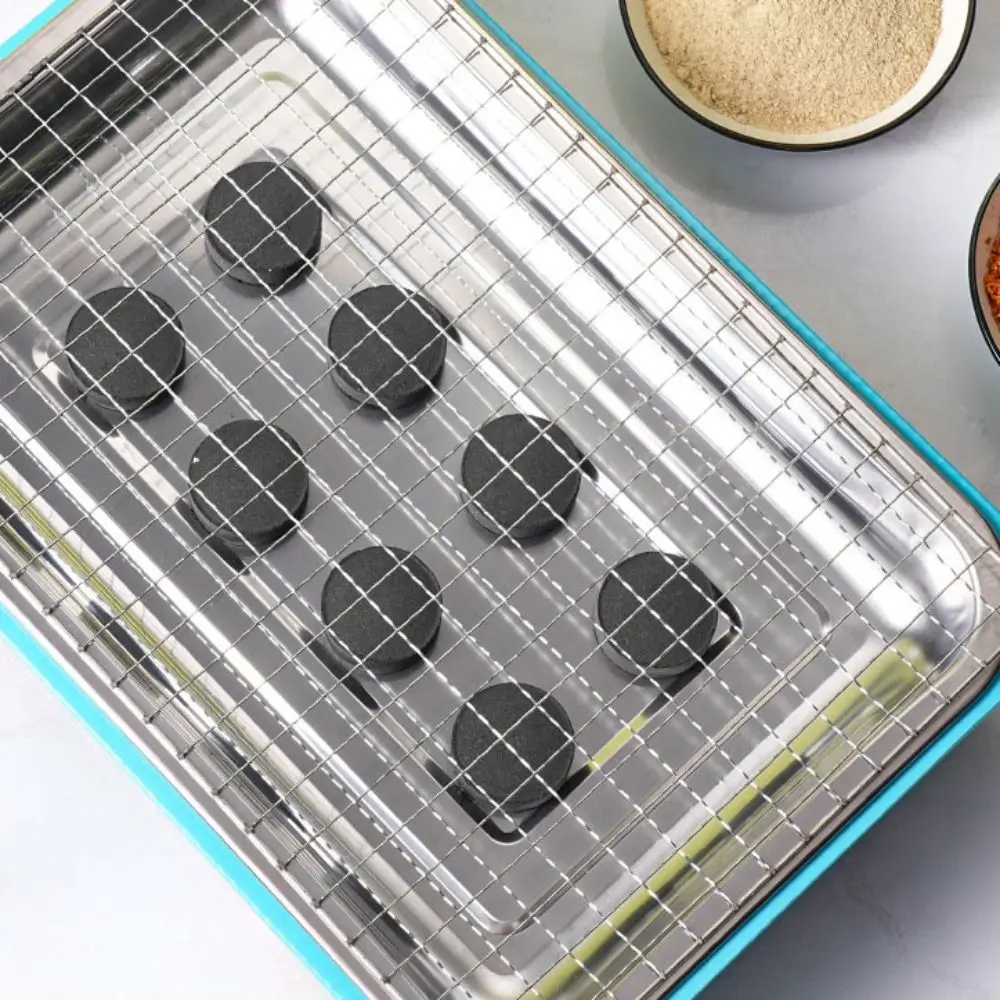 Description Picture 6 of itemHousehold Disposable Barbecue Grill Rectangular Anti-scalding Shell BBQ Grill with Brush Smokeless Barbecue Stove Picnic