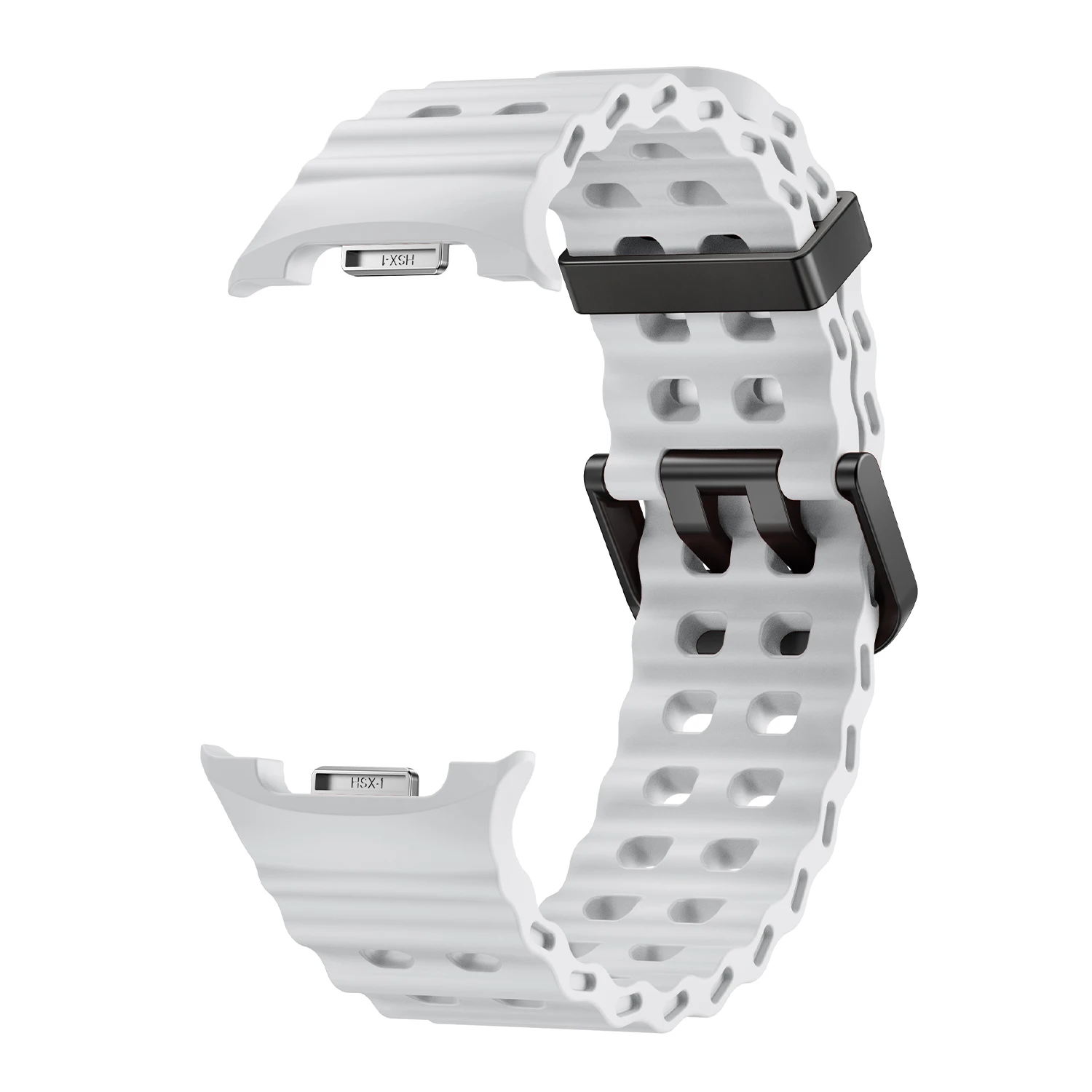 Elastic Silicone Sport Band for Galaxy Watch - Marine Blue Strap