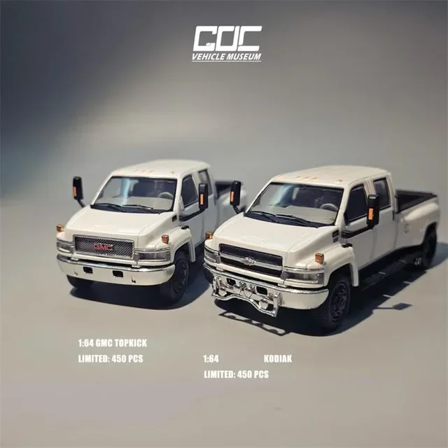 GOC 1:64 GMC Topkick / Kodiak PickUp White limited450