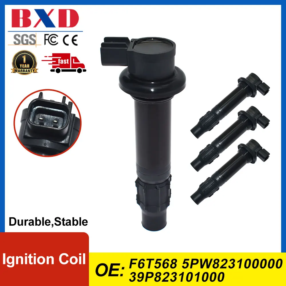 1/4PCS Ignition Coil F6T568 5PW823100000 39P823101000 For Yamaha MT07