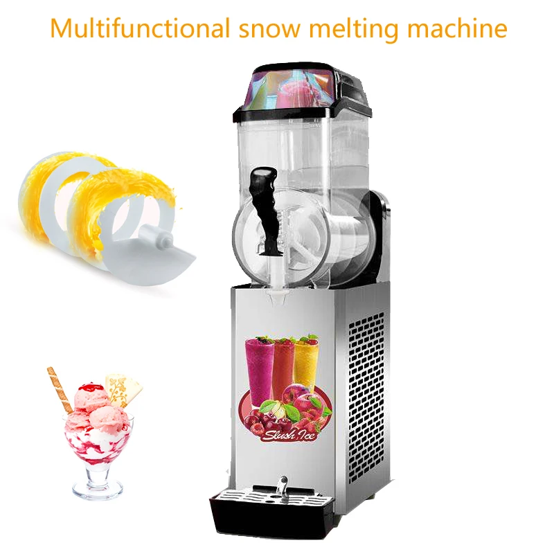 

PBOBP Small Commercial Snow Melting Making Machine Single Cylinder Snow Mud Machine Automatic Slush Ice Melt Machine