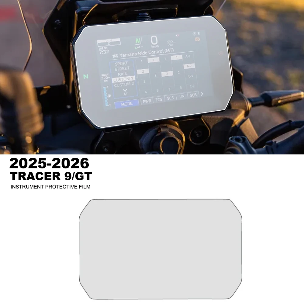 Para Yamaha Tracer 9/GT Tracer9/GT 2025-2026 accesorios de motocicleta pantalla de grupo de arañazos película de instrumento de protección de tablero