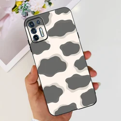 Stylish Black Silicone Bumper Phone Case - Soft TPU Cover with Fashionable Design for Moto G9 Power (Emerald Green)