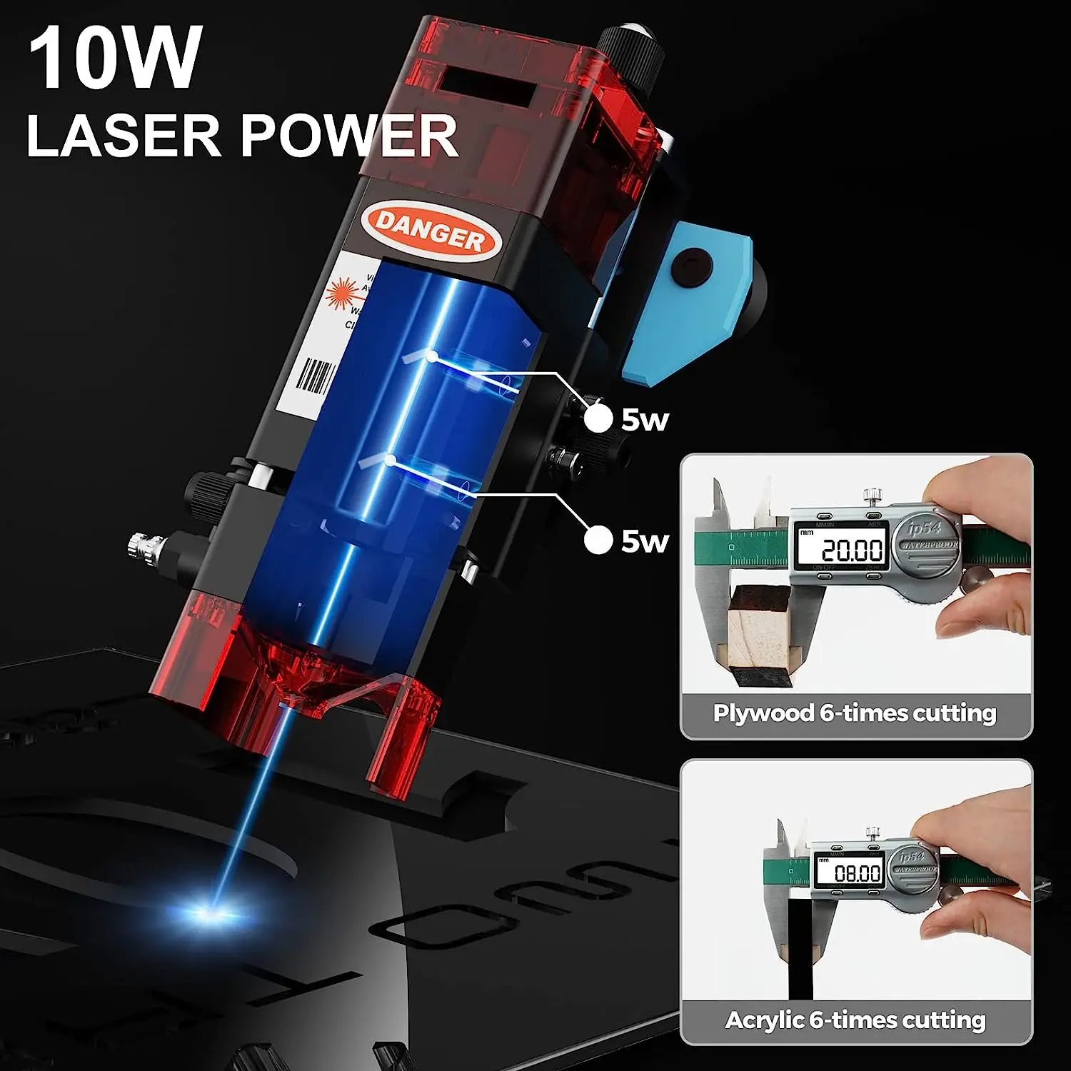 Twotrees laser gra vierer cnc router TTS-10/TTS-55 pro 40w/80w metall laser gravur schneide maschine mit wifi offline steuerung