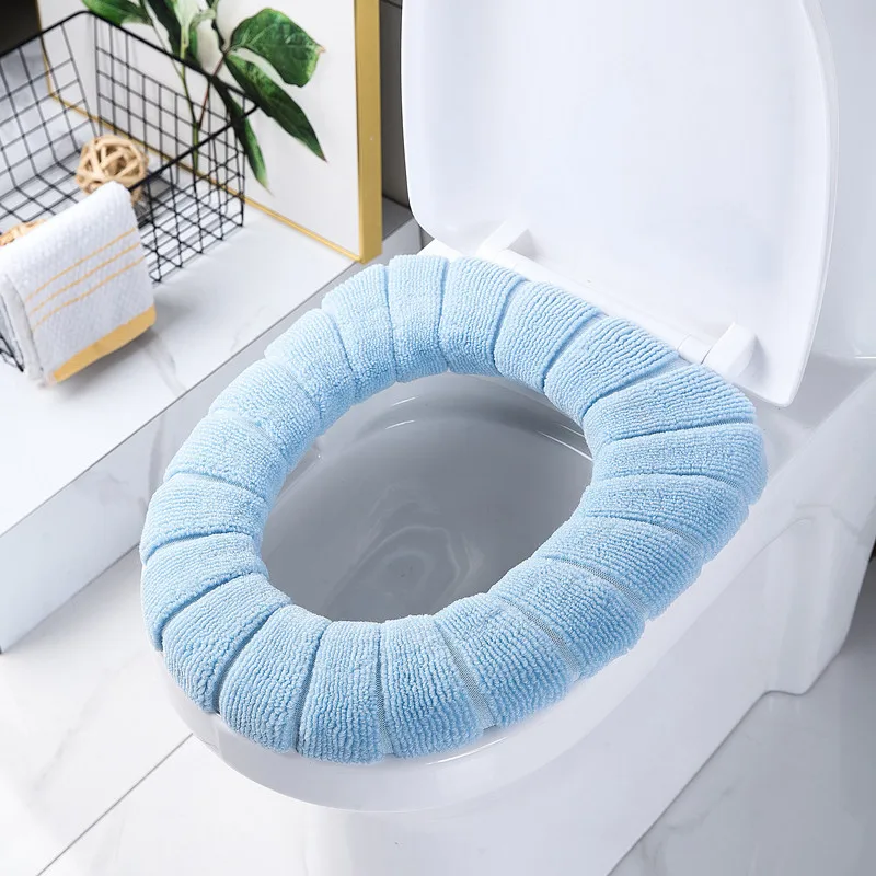 1 Pieces Toilet Seat Cover Household Products Plush Thickened Warm Winter Men'S And Women'S Bathroom Special 21 Undefined
