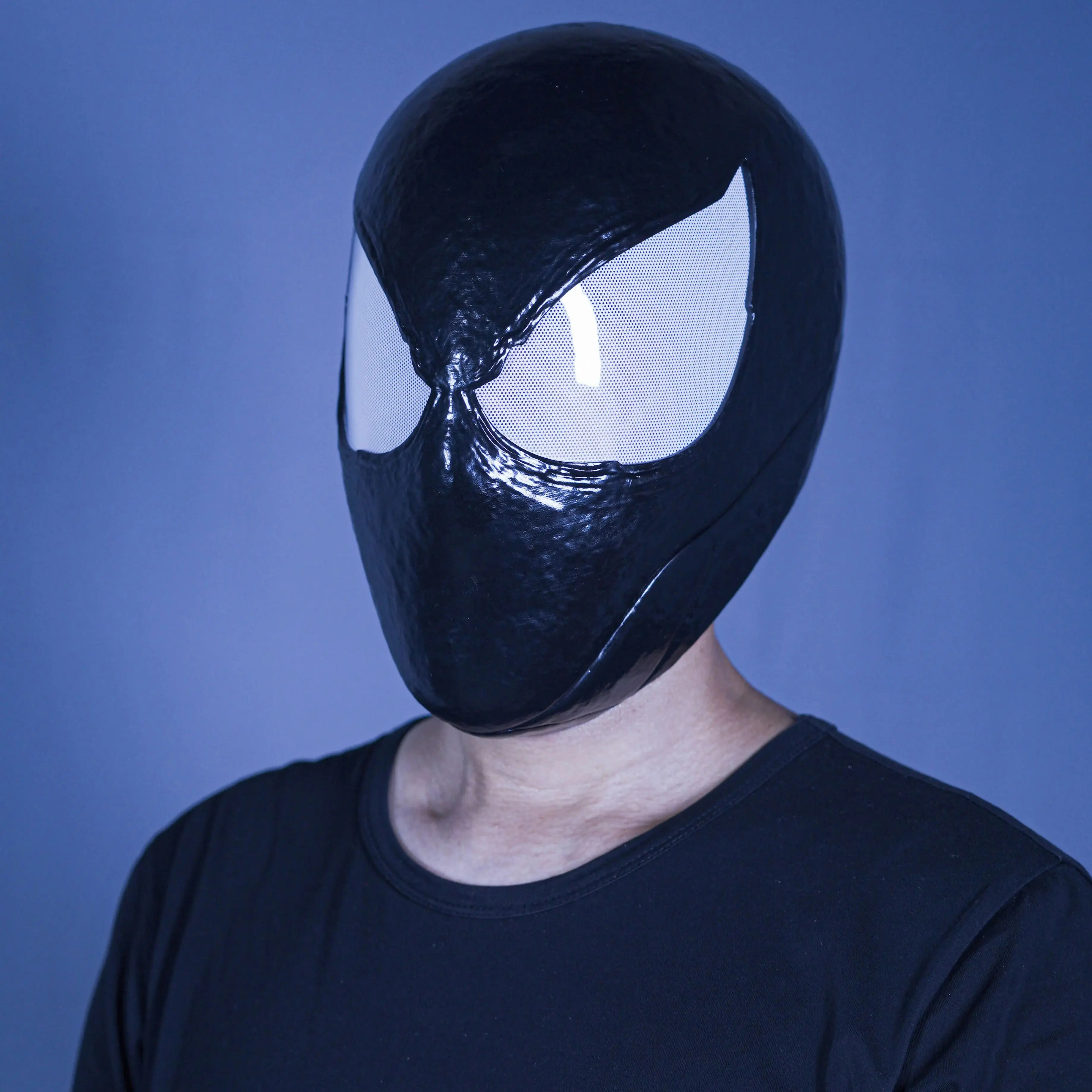 【ブラックスパイダーマン】新品 シンビオート ヴェノム マスク ヘルメット ブラック スパイダーマン 2 ヴェノム マスク 取り外し不可能な目