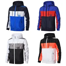 

Wicking Outdoor And Summer Spring 2022 New Jogging Men's Autumn Color Matching Jacket Long-Sleeved Sunscreen Clothing Must-Have