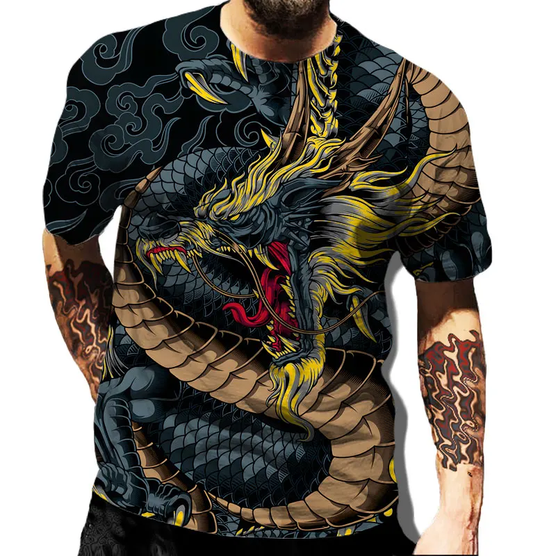 

Мужская футболка с коротким рукавом и 3D-принтом