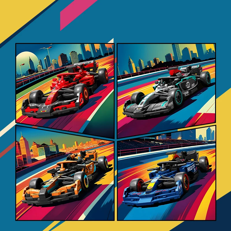 SEMBO 블록 BK8 도시 스포츠카 레이싱 모델 조립 빌딩 블록 기술 Supercar 차량 벽돌 장난감 소년 생일 선물