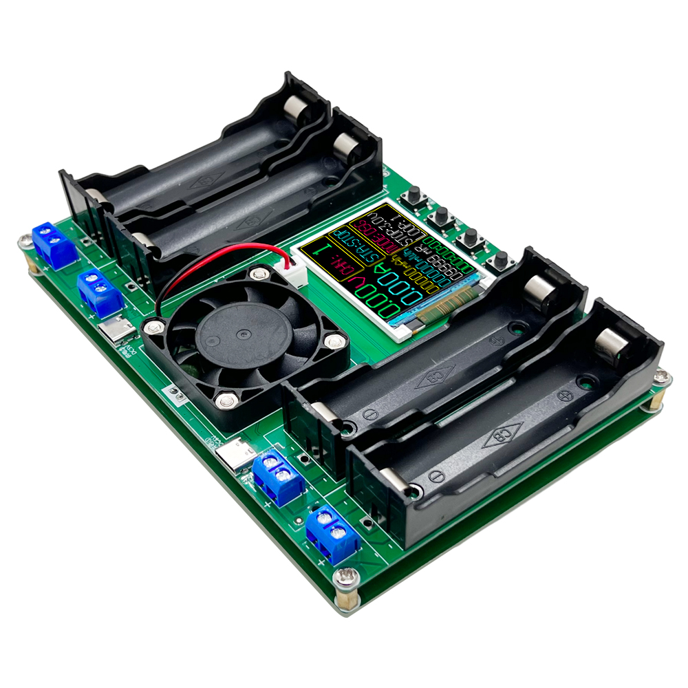 LCD Display Battery Capacity Tester MAh MWh Lithium Battery Digital Battery Power Detector Module 18650 Battery Tester Type-C