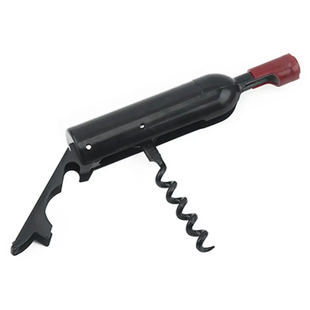 Corkscrew Bottle Opener Pocket Stainless Steel Can Opener Beer Wine Beer Cap Removing Kitchen Gadget Cap Remover
