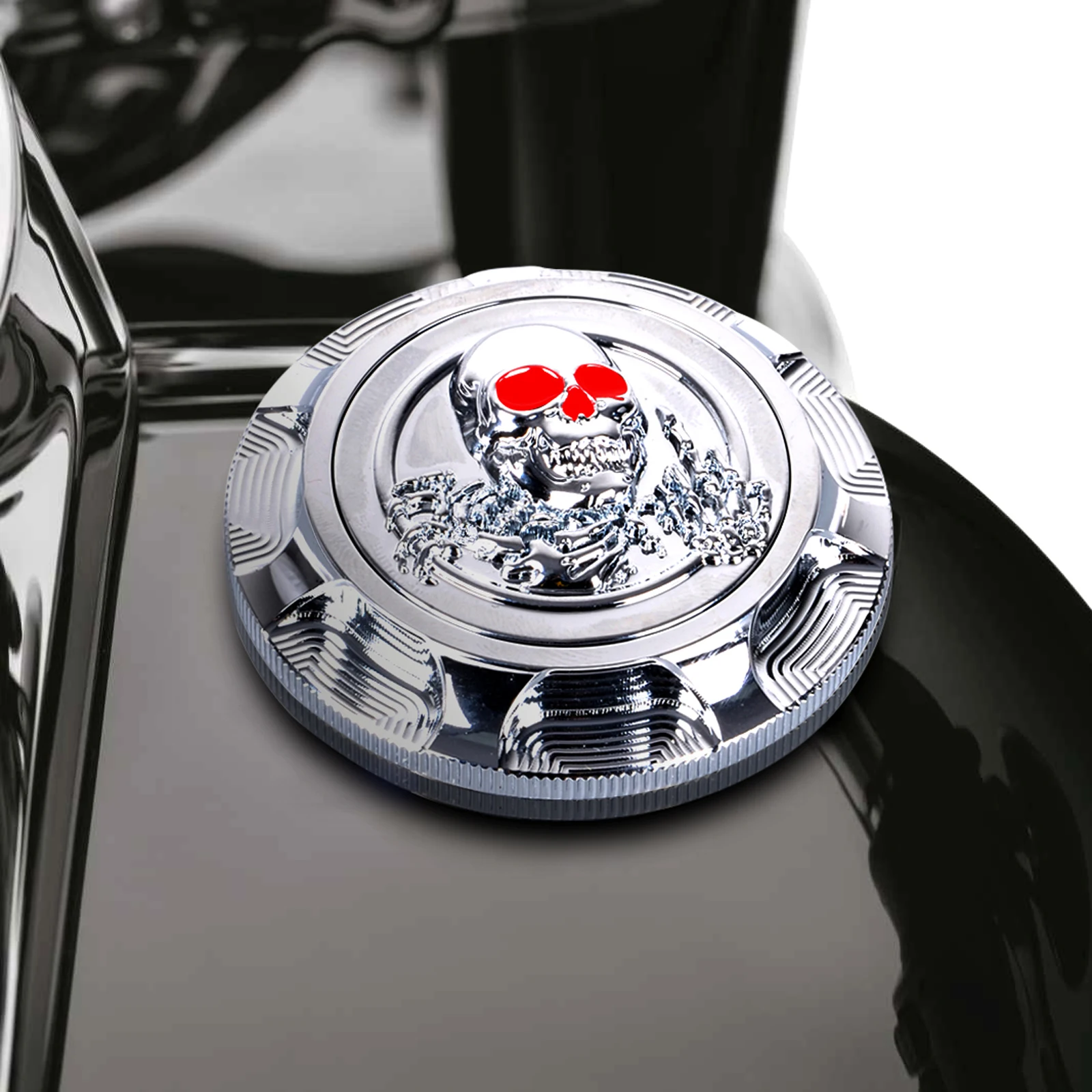 Decorative Cover Motorcycle Tank Motorcycle Tank Decorative Cap 3d
