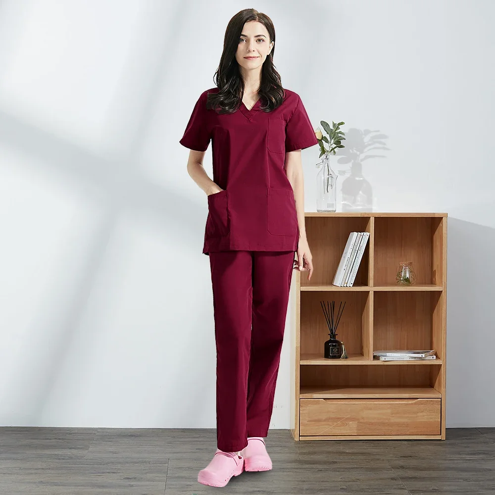 Pet grooming Short-sleeved working Uniforms Suits tooth beauty clothing Sets Beauty Salon Workwear lab work Overalls Clothes new