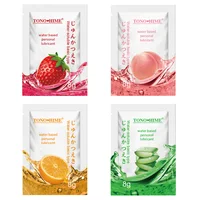 10 Stück Oralsex Frucht Erdbeer Orange Pfirsich Aroma Gleitmittel für Erwachsene Paar Vaginal Anal Sex wasser lösliches Gleitmittel Sexspielzeug 4