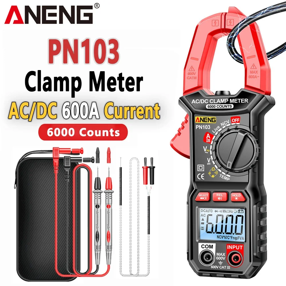 Digital Clamp Meter Multimeter Smart Dual Screen NCV DC AC Current Voltage Tester With Flashlight – Buy The Best Products In The Online Store