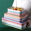Nordic Plastic Rectangle Desktop Storage Tray Snack Drinking Tray Plate Rectangular Storage Household Kitchen Supplies Hotel 4