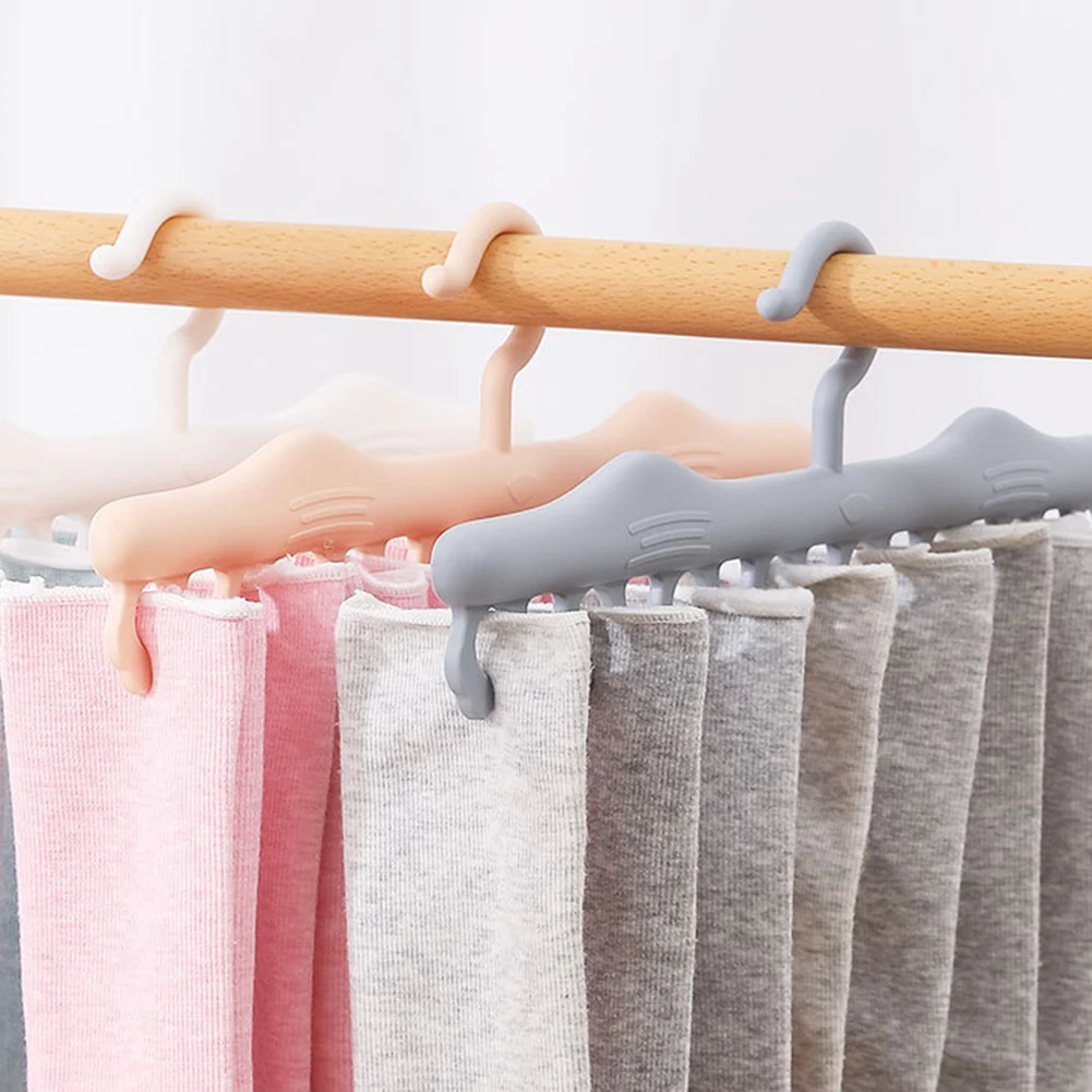 Socks Hanger Windproof Clip And Drip Hanger Windproof Strong Bearing Capacity Drying Clothes Rack For Hanging Socks Towels 3
