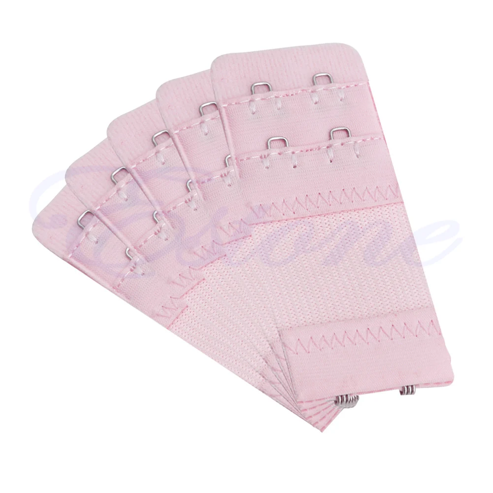 Bra Extenders Strap Extension 2 Hooks 2 Rows 5Pcs Women Intimates Lengthened Bra Hook Extender Intimates Accessories