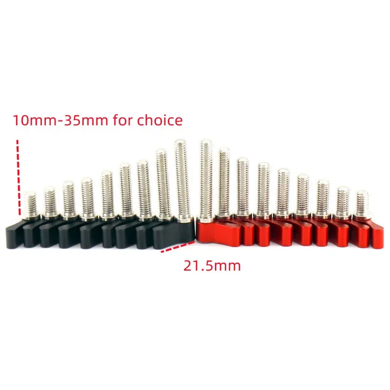M4 M5 M6 나사 핸들 Wrenth DJI Ronin M 짐벌 안정기 핸드 용 조절 가능한 헤드가있는 10mm 35mm 길이 나사 어댑터