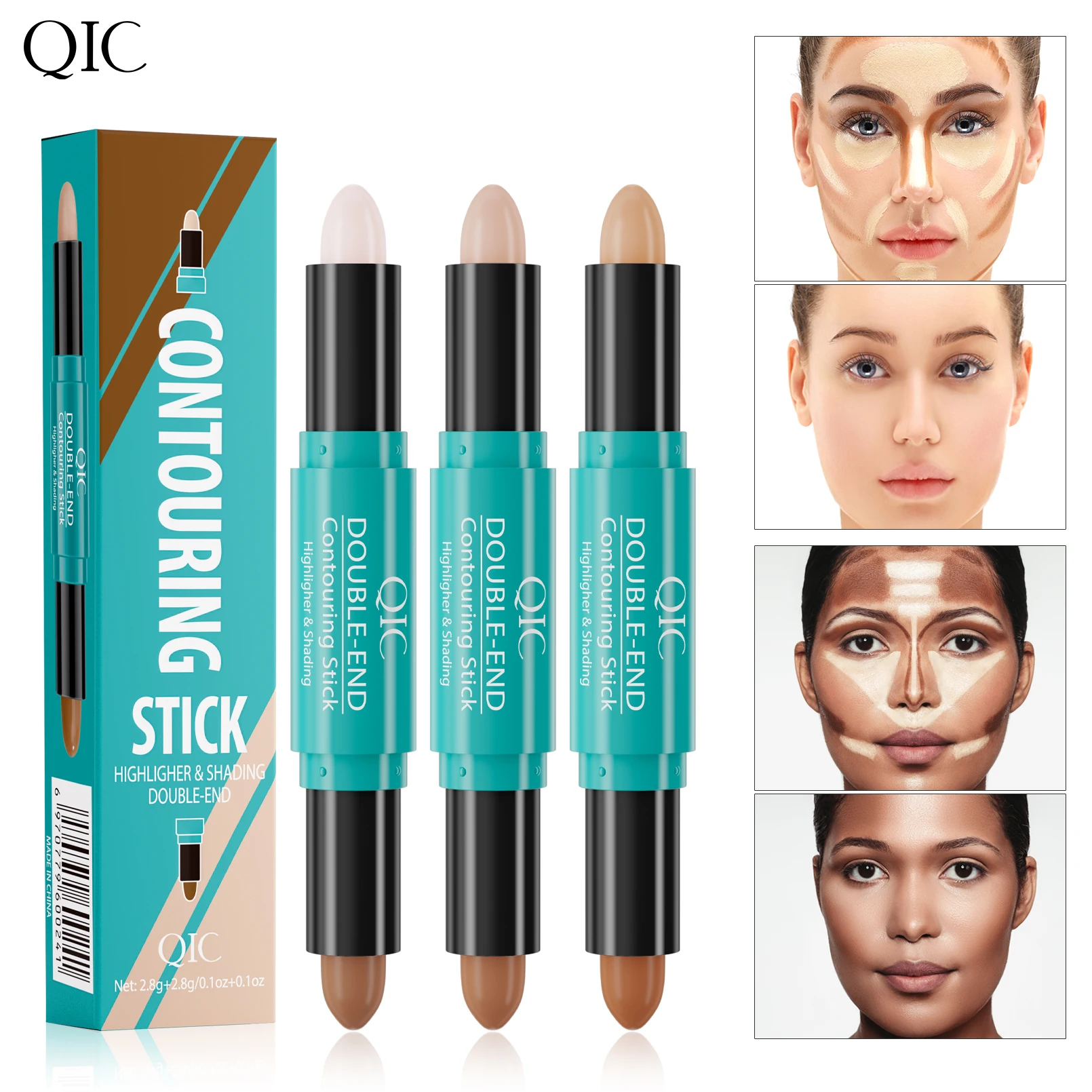 Face Foundation Concealer Pen Long Lasting Dark Circles Corrector Contour Concealers Stick Cosmetic Makeup