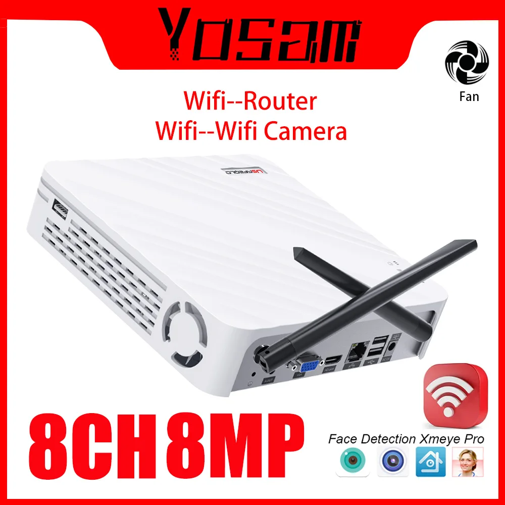 Mini Wifi Nvr Per Icsee Wifi Camera Support Wifi To Router Smart Motion Detection Per 8Ch 3Mp 4Ch 5Mp Ip Camera Face Detection