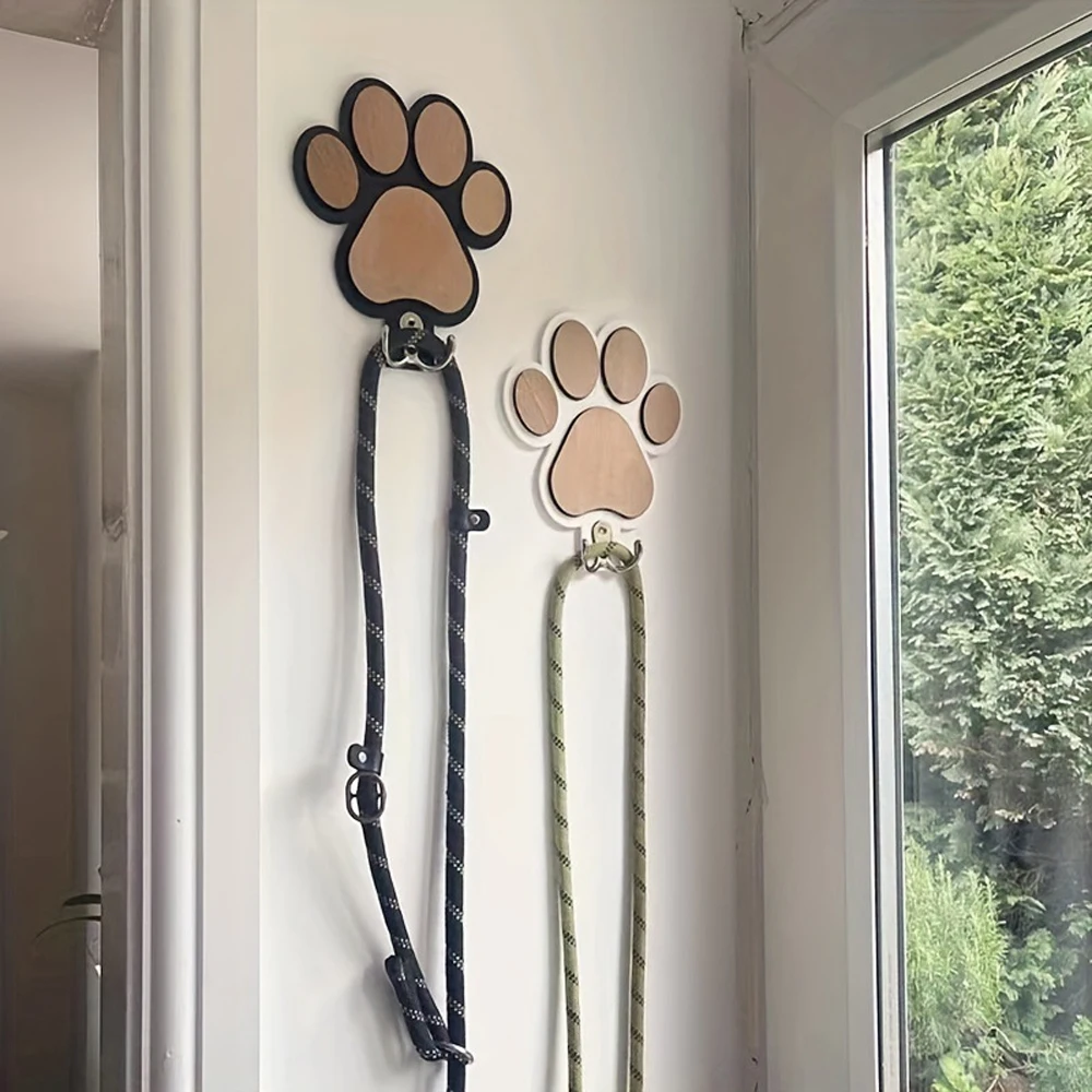 Paw Print Leash Hanger 2