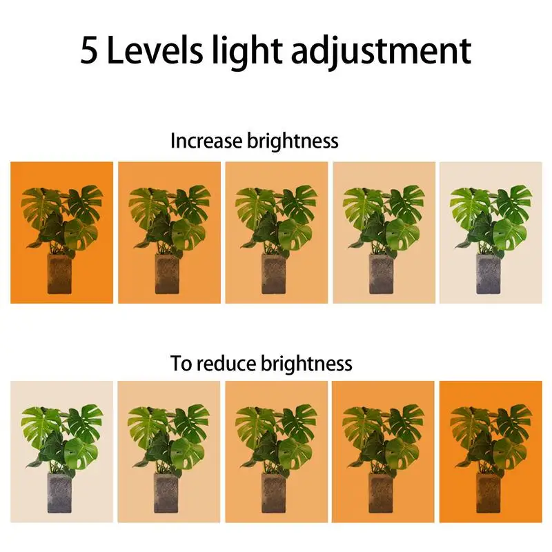 30cm LED Grow Light 3 Modes USB 5V Timer Lamp Plant Dimmable Sunlight LED Lamp Phytolamps Indoor Hydroponics Growing Lamps