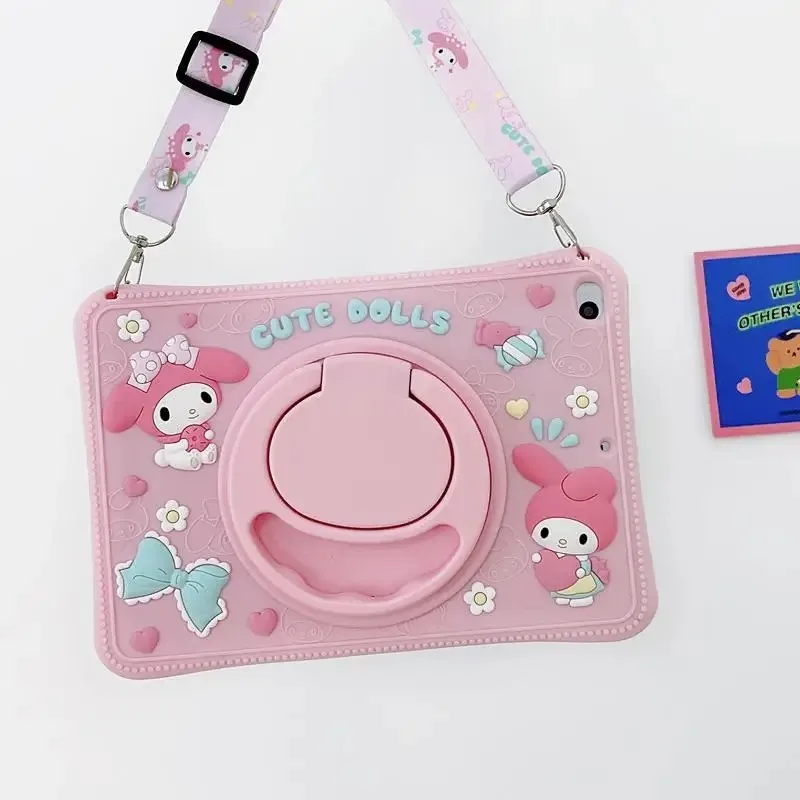 Cartoon Melody Stand Tablet Silicone Protective Case