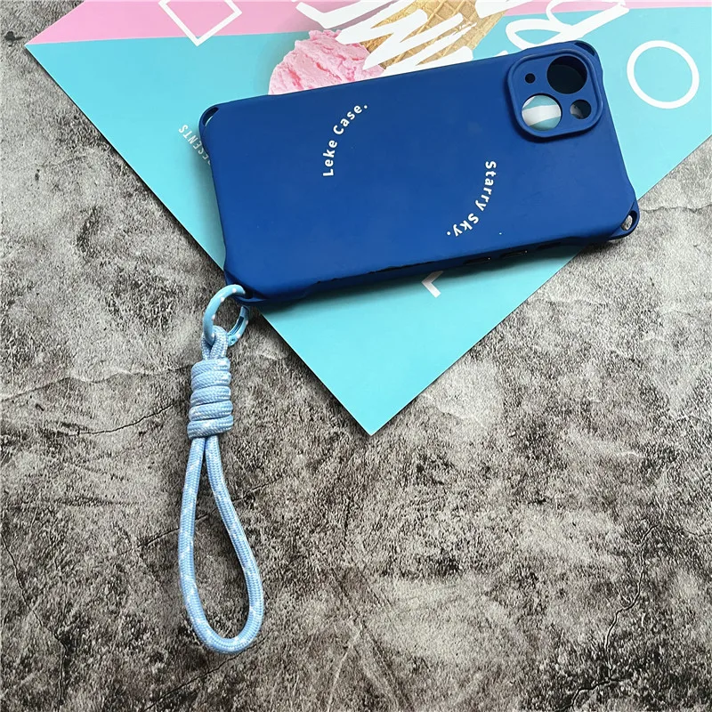 Key Chain Accessories Small Fresh Keychain Candy Color Keyring Lanyard Anti-lost Car Keychain Short Key Holder Bag Decoration - 3