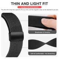Bracelet en Nylon pour Apple Watch Ultra 3/2/1 49mm 44 45 46 42 38 41 40mm, Bracelet de Sport pour Iwatch série 11 10 9 8 7 6 SE3 6 5