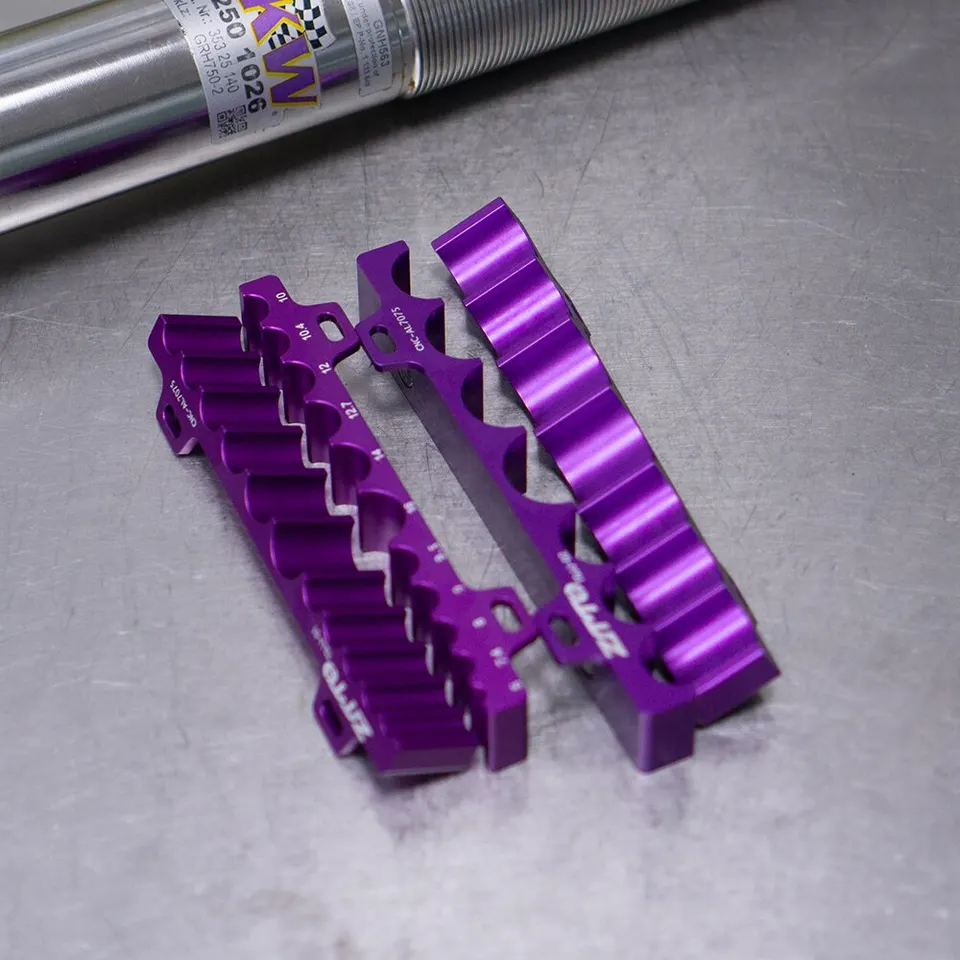 Morsetto Per Morsa Da Tavolo Universale In Alluminio Per Bicicletta - Inserti Per Mozzo, Pedale E Forcella (Viola)