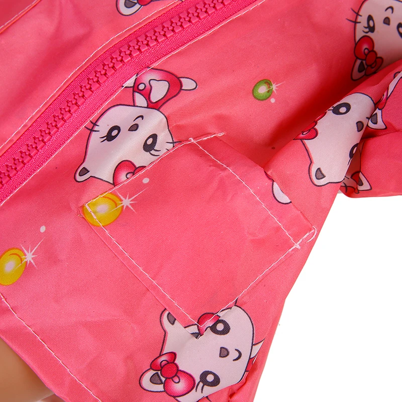 17 Inch Baby Doll Clothes Raincoat Humanoid Doll Accessories Costume Girl Play Toy Waterproof Clothing Wear Kids Festiival Gift 3