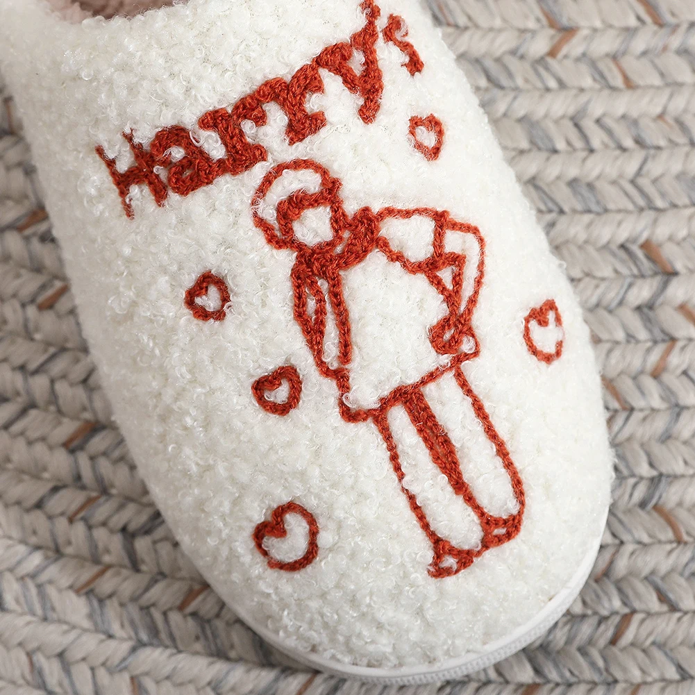 Harry's House Slippers Cute House Slippers Non-Slip Plush Couple Slippers Comfortable Fuzzy Indoor Slippers for Indoor Bedroom 6