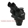 Articulating Arm Pillar Clamp 3.5X-90X Simul Focal Trinocular Stereo Microscope Industrial 48MP 55MP HDMI Type-c PC Video Camera 2
