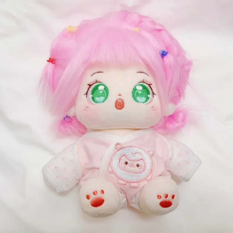 Doll changing into 20cm cotton doll clothes, cute and attribute free crouching clothes 2