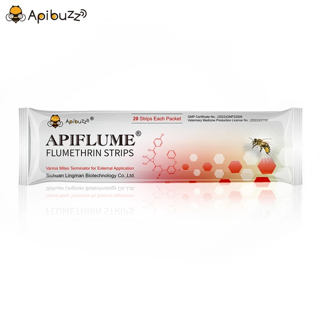 Apibuzz Apiflume 20-Csík Méhészet Flumethrin Csíkok Varroa Atkák Vezérlése Méhek Tartó Berendezések Apicultura