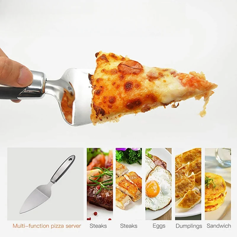 Pizza Cutter Pizza Cutter Wheel 1pc Pizza Spatula Stainless Steel Waffle Cookies Cake Bread Slicer Baking Kitchen Gadgets Cake Shovel Set