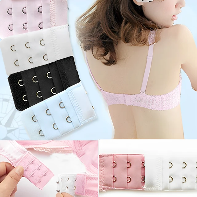 2 Hooks Bra Extender Strap Buckle Extension Accessories Clasp Straps Women Bra  Lengthened Adjustable Belt Buckle Underwear - AliExpress