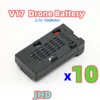 JHD Orignal 4DRC V17 Airplane Battery For Original 4D-V17 4DRC Airplane  Accessories V17 RC Airplane Battery 5