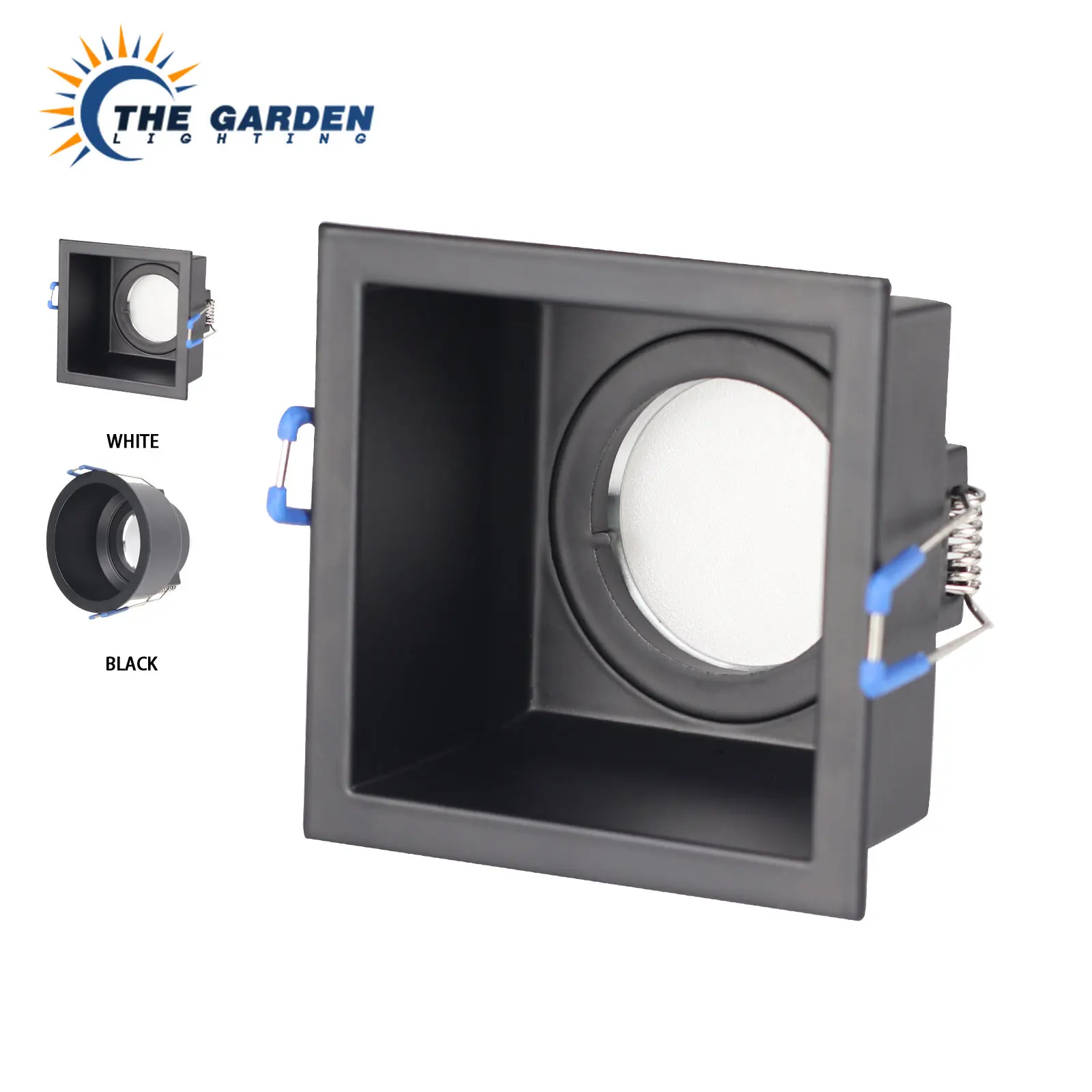 

Embedded LED Downlight Frame Bracket Accessories LED Ceiling GU10 MR16 Socket Spotlight Aluminum Non-adjustable Lamp