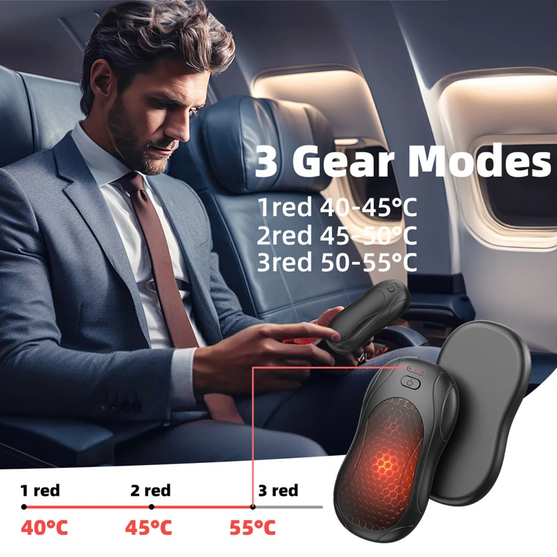 Xiaomi Magnetic Separation Portable Hand Warmer Three Levels Temperature Control