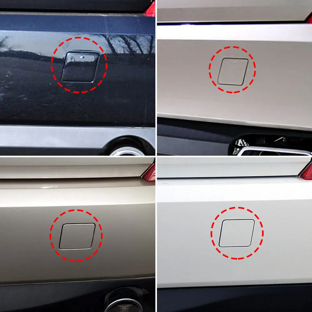 BMW F07 GT 차량용 리어 범퍼 견인 고리 커버 캡 블랙 화이트 실버 BMW 5 시리즈 GT 528 530 535 550i 2009-2017용