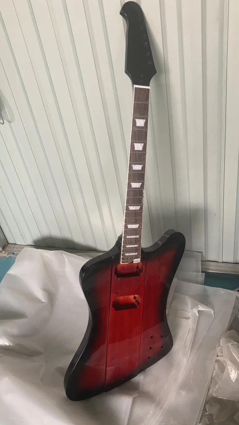 Unfinished Firebird Electric Guitar Mahogany Body And Neck Fingerboard